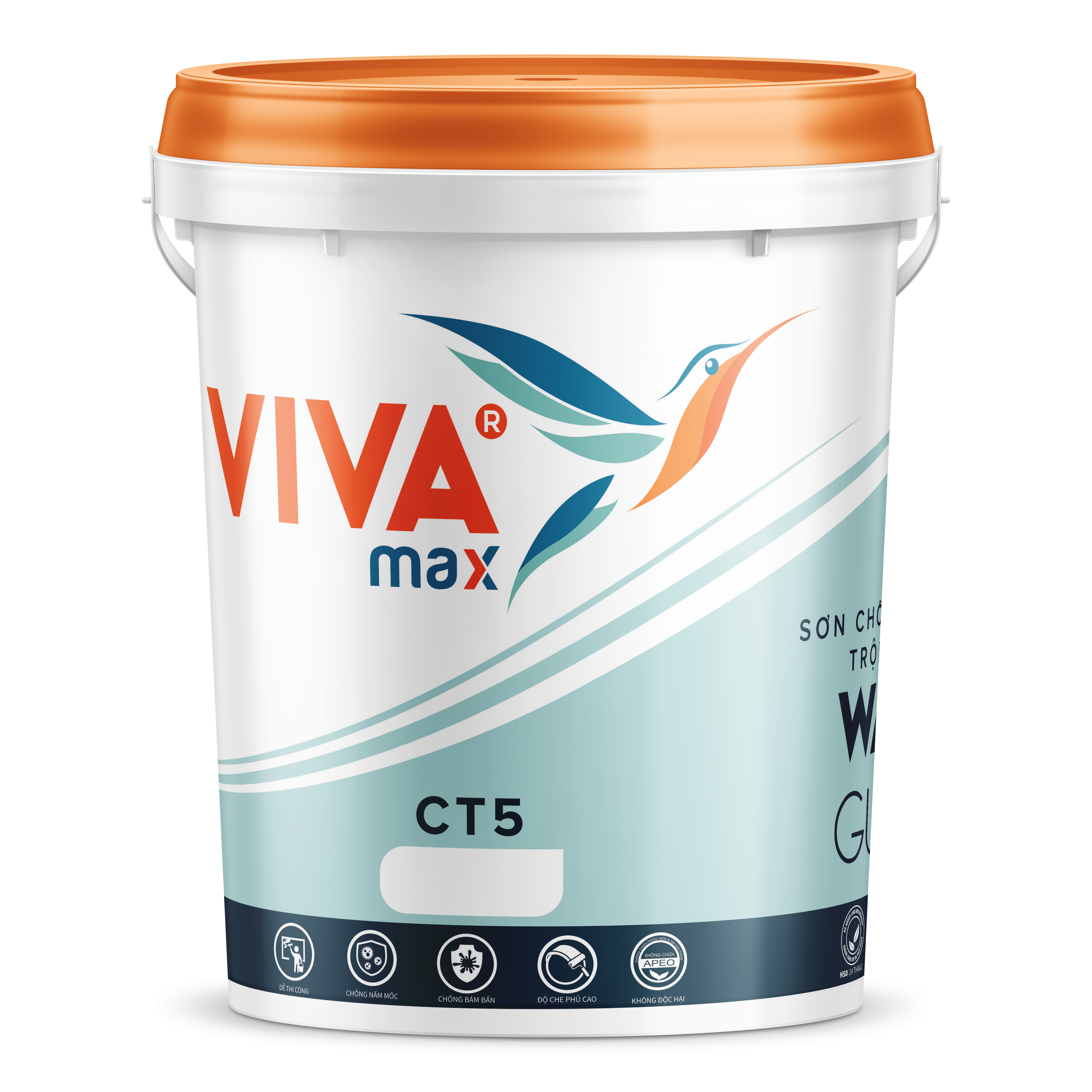 Sơn chống thấm trộn ximăng WATER GUARD  - CT5