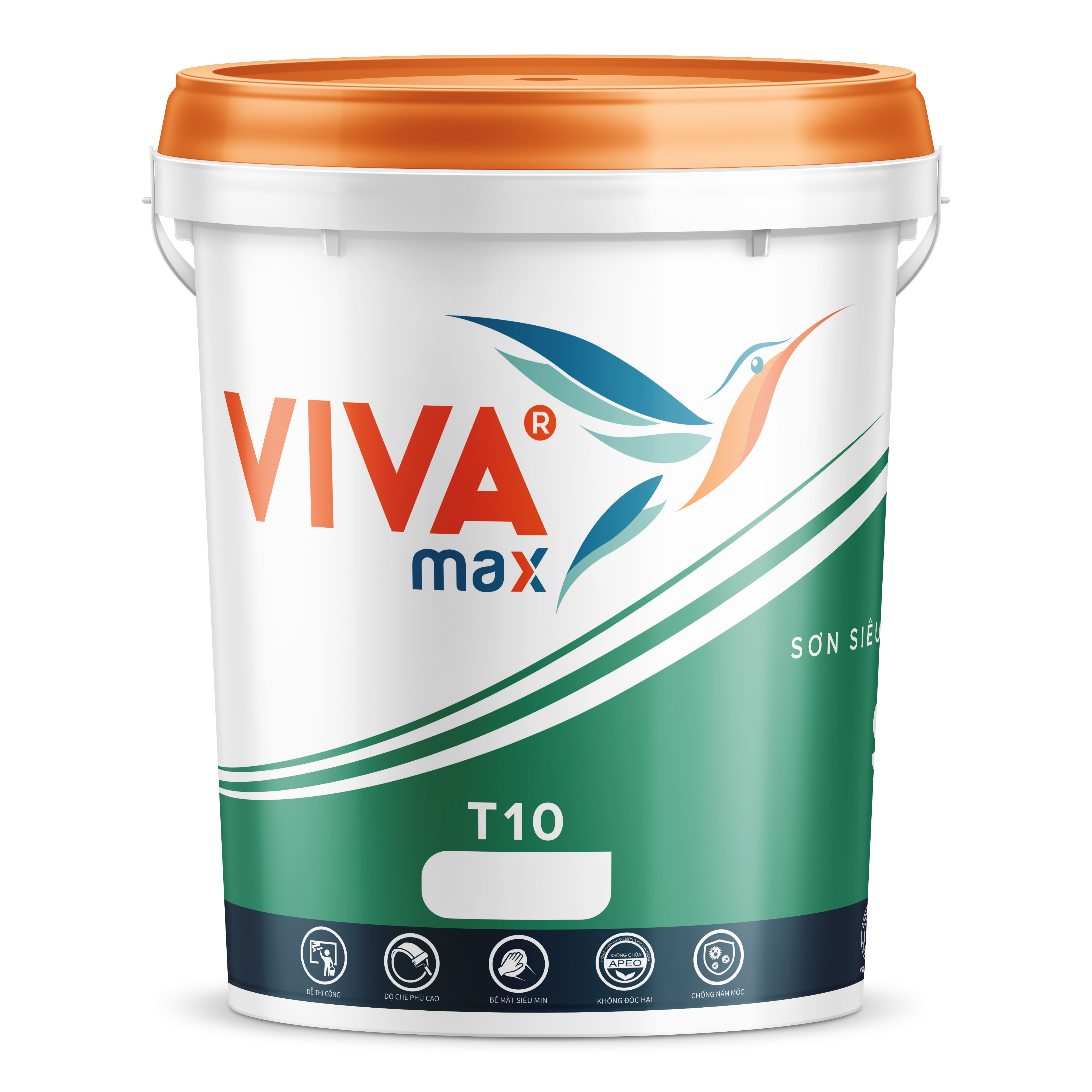 Sơn siêu trắng trần nội thất SUPER WHITE -T10