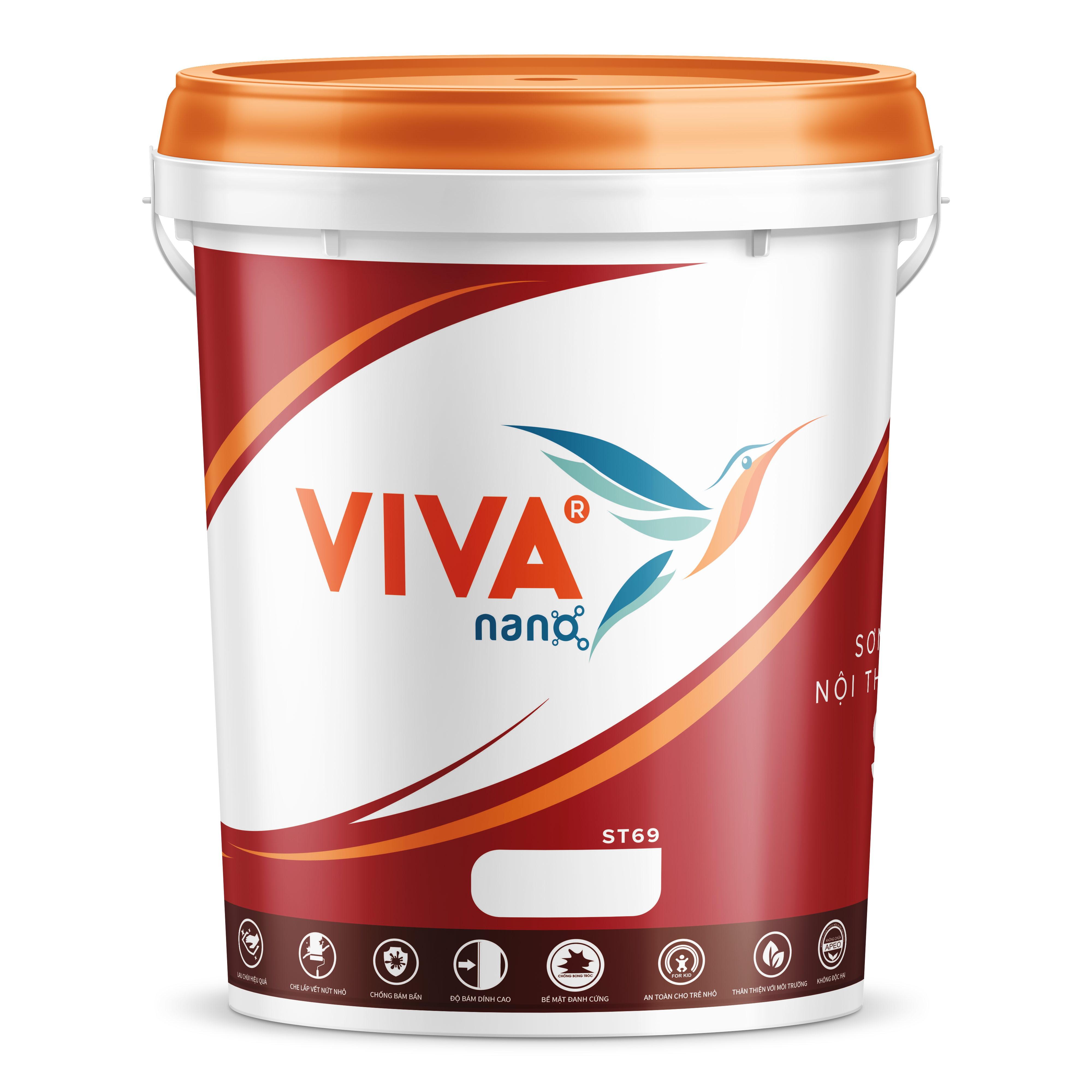 Sơn siêu bóng nội thất cao cấp SATIN - ST69