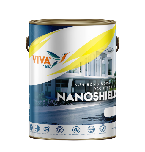 Sơn bóng ngoại thất đặc biệt 8 in 1 NANOSHIELD - NS88