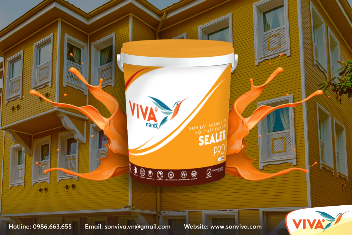 Dòng sơn VIVA NANO cao cấp ứng dụng công nghệ Nano hiện đại